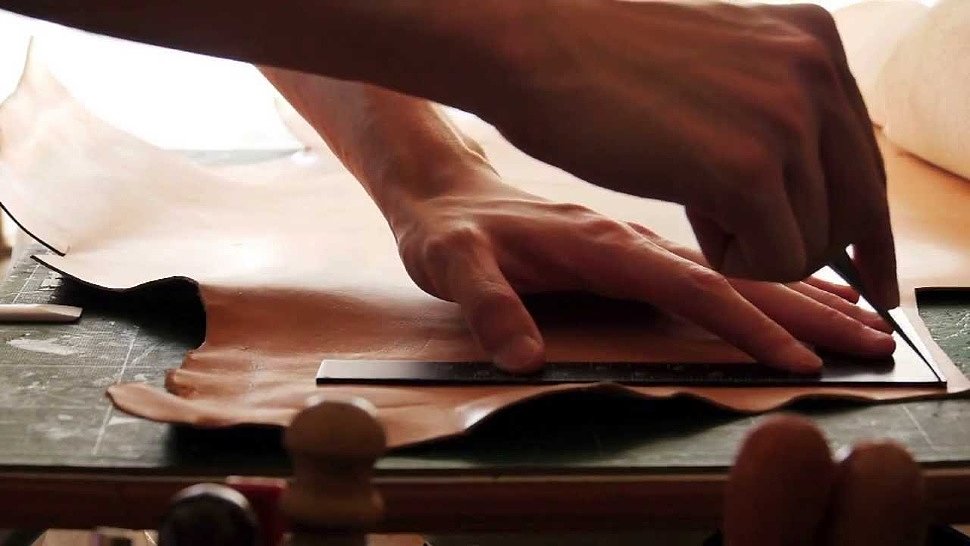 Раскрой изделий из кожи кайзер