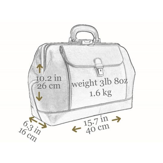 Большой итальянский саквояж кожаный - Hamlet - светло коричневый 5205101 Time Resistance