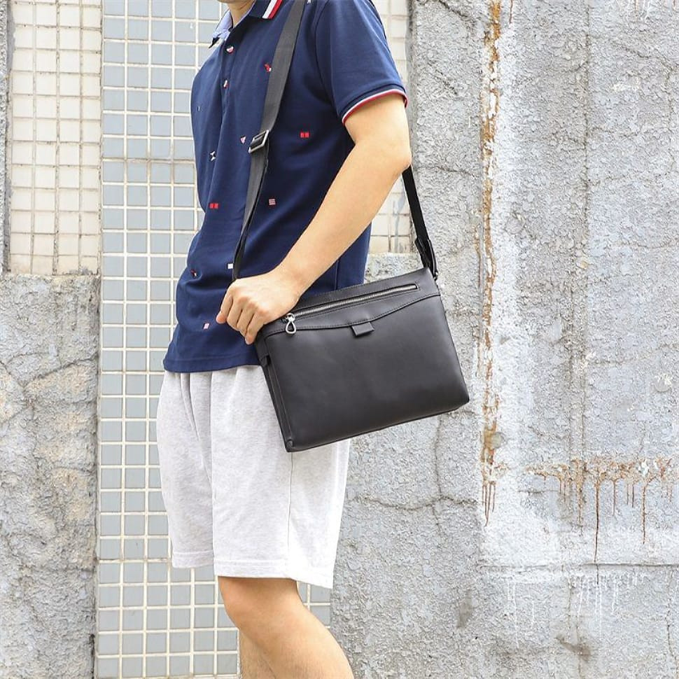 Шкіряна сумка через плече теляча шкіра John McDee JD1068A