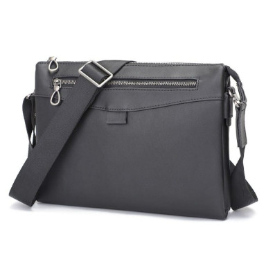 John McDee Calf Leather Shoulder Bag JD1068A
