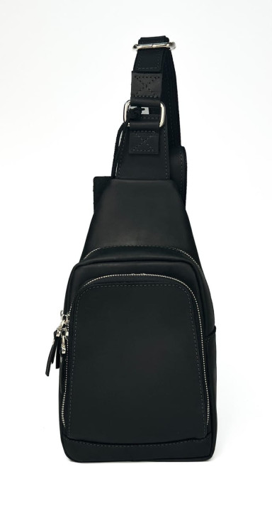 Mens sling bag on the shoulder banana 102-22(30) black
