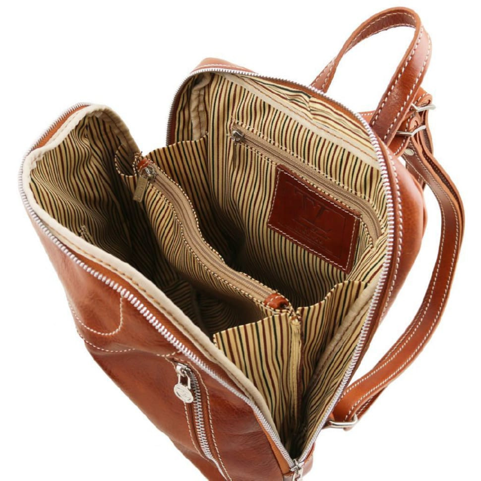 Шкіряний рюкзак унісекс Італія Tuscany Manila TL141557