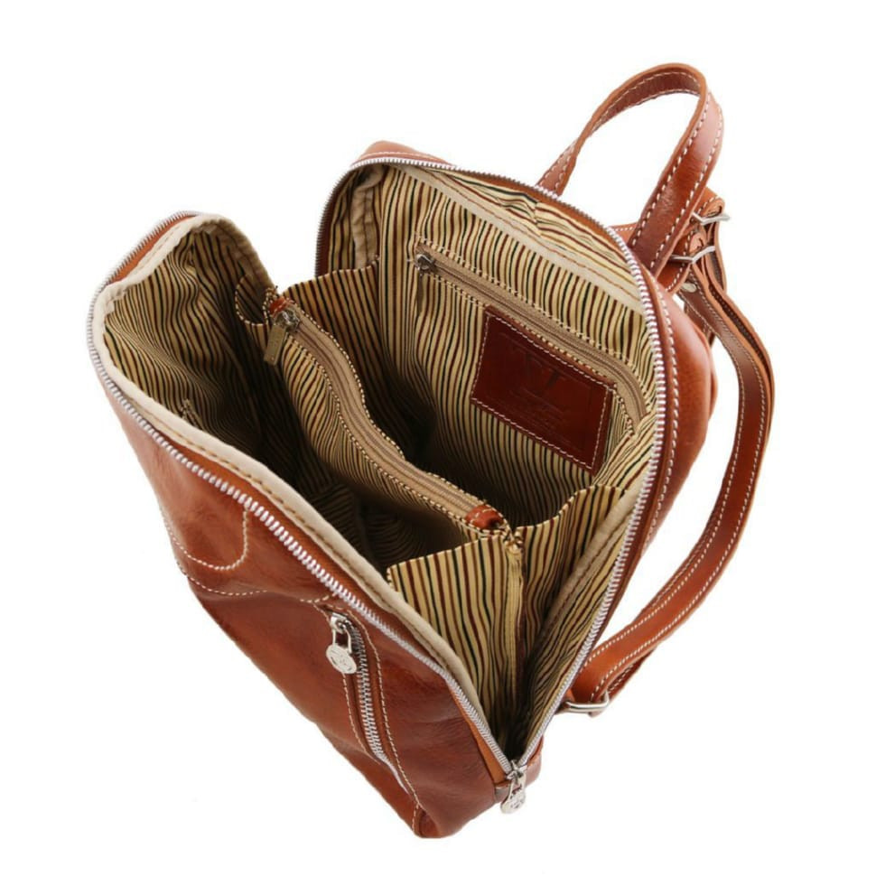 Шкіряний рюкзак унісекс Італія Tuscany Manila TL141557