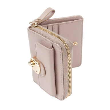 Жіночий шкіряний гаманець Ashwood Y50 Beige (Бежевий)