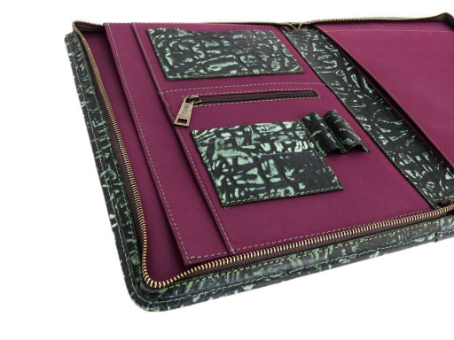 Ексклюзивна VIP-папка A4 Шкіра слона TARWA CrH-1294-4lx Зелений