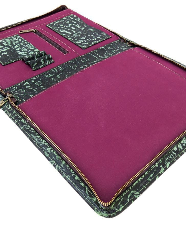 Ексклюзивна VIP-папка A4 Шкіра слона TARWA CrH-1294-4lx Зелений