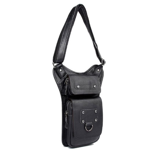 Стильна чоловіча сумка з натуральної шкіри 4021A John McDee