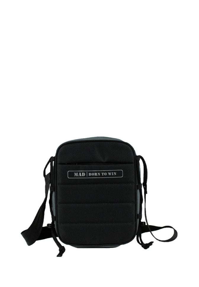 Сумка месенджер NATIVE SPIRIT сірий від MAD |