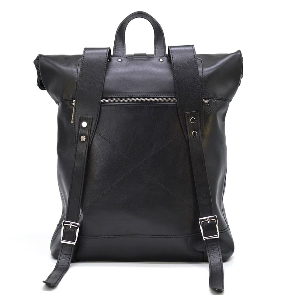 Рол-ап шкіряний рюкзак TARWA GA-3463-4lx