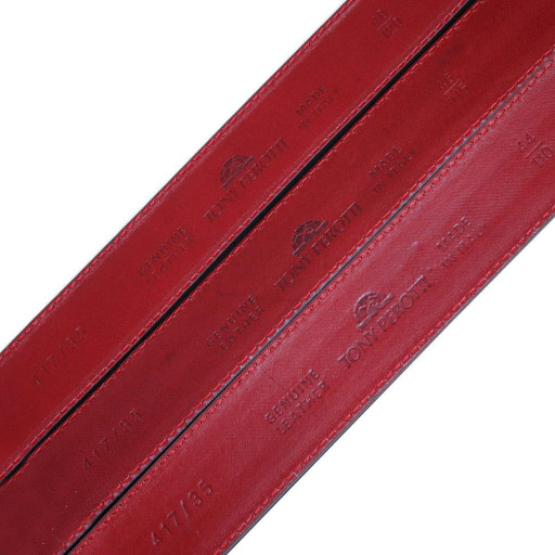 Ремінь шкіряний 417 nero чорний TONY PEROTTI