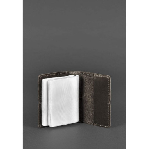 Шкіряний кард-кейс 7.0 темно-коричневий