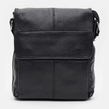 Men's leather bag Keizer K13107bl-black