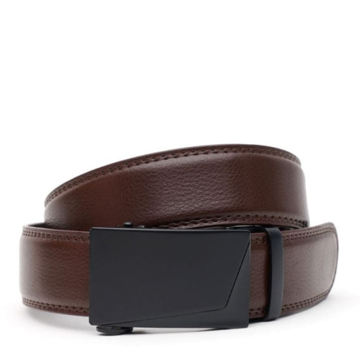 Чоловічий ремінь із натуральної шкіри V1GKX29-brown