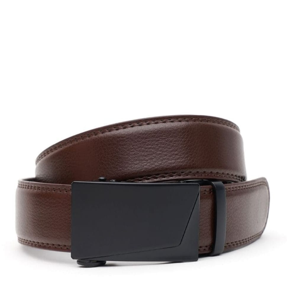 Чоловічий ремінь із натуральної шкіри V1GKX29-brown