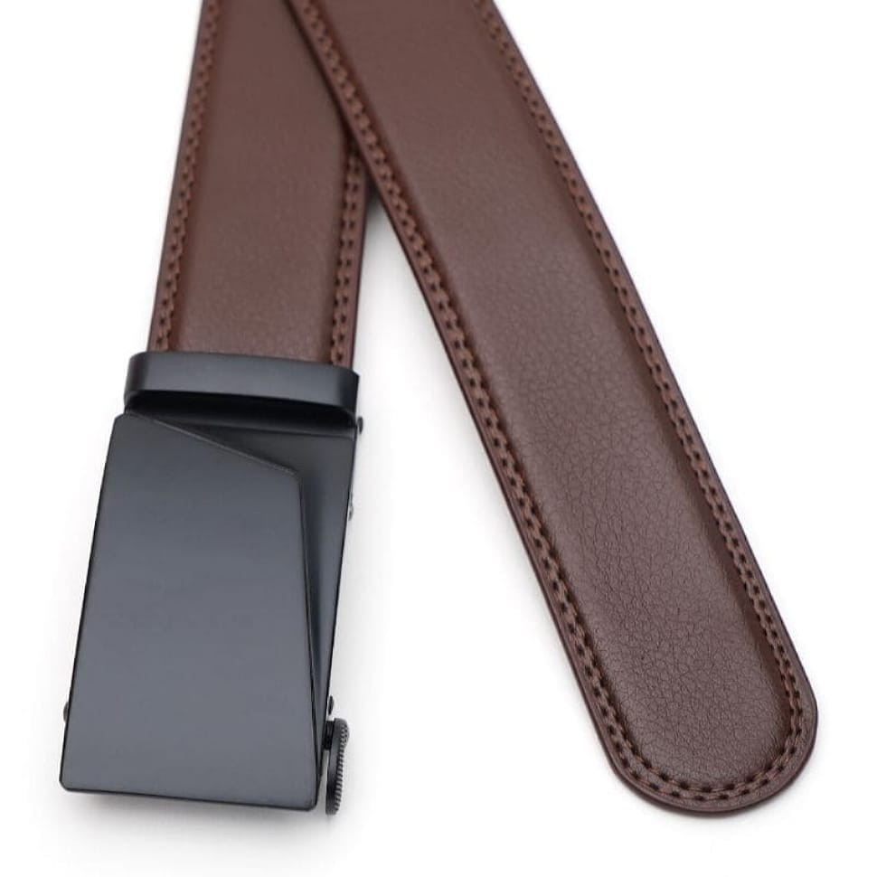 Чоловічий ремінь із натуральної шкіри V1GKX29-brown