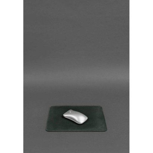 Килимок для мишки з натуральної шкіри 1.0 зелений Crazy Horse