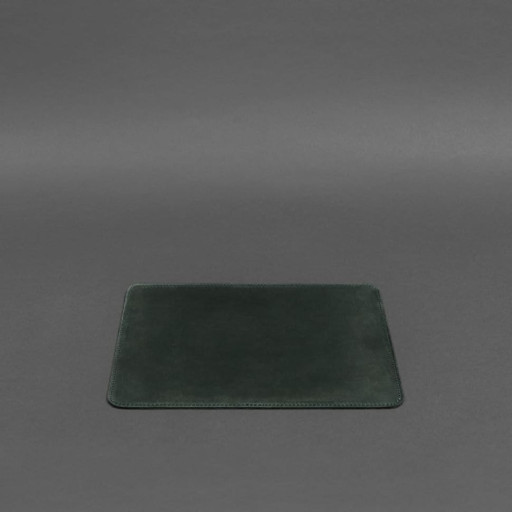 Килимок для мишки з натуральної шкіри 1.0 зелений Crazy Horse