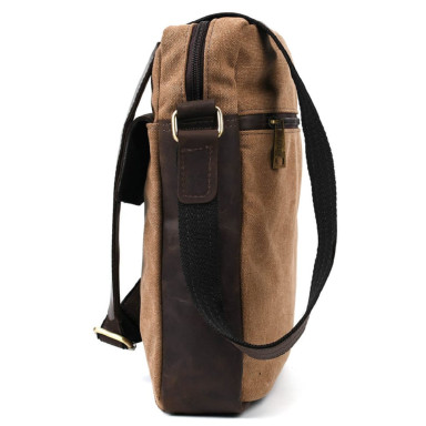 Mens canvas shoulder bag TARWA RCc-1810-4lx