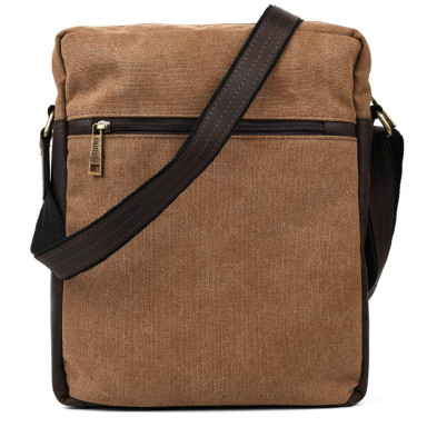 Mens canvas shoulder bag TARWA RCc-1810-4lx