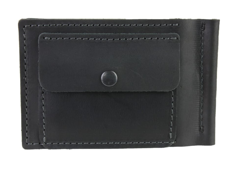 Кошелек мужской кожаный зажим для купюр SULLIVAN 1004(5.5) черный