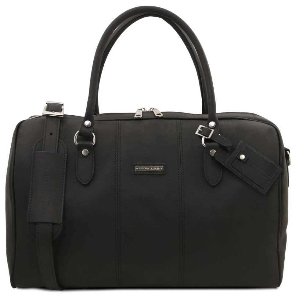 Lisbona Travel leather duffle bag - Small size
