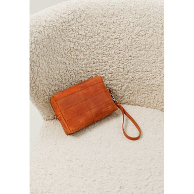 Leather vanity case 3.1 Light brown Crazy Horse