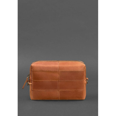 Leather vanity case 3.1 Light brown Crazy Horse