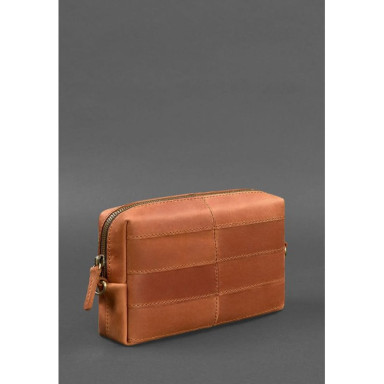 Leather vanity case 3.1 Light brown Crazy Horse