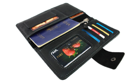 Гаманець чоловічий шкіряний великий travel SULLIVAN 10310(10) чорний