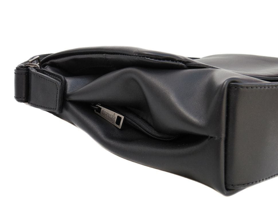 GA-7778-4lx TARWA men's leather shoulder bag with a flap