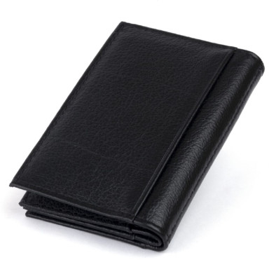 Визитница-книжка ST Leather 19213 Черная