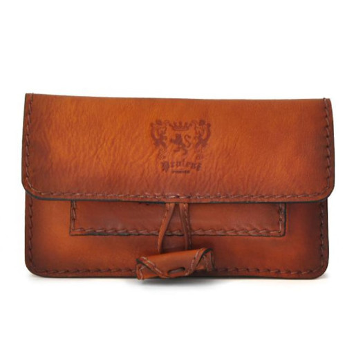 Pratesi BCO033 - Tabacco Holder in cow leather Bruce Cognac