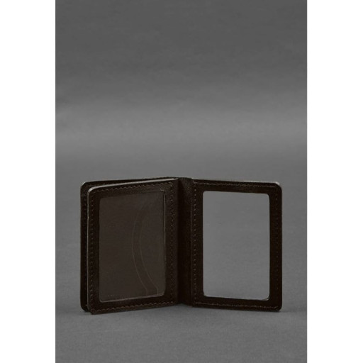 Шкіряна обкладинка для посвідчення водія, ID і пластикових карток 2.0 коричнева