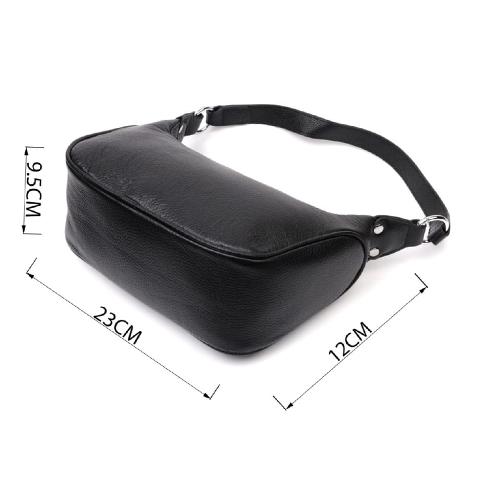 Красива сумка жіноча KARYA 20868 шкіряна Чорний