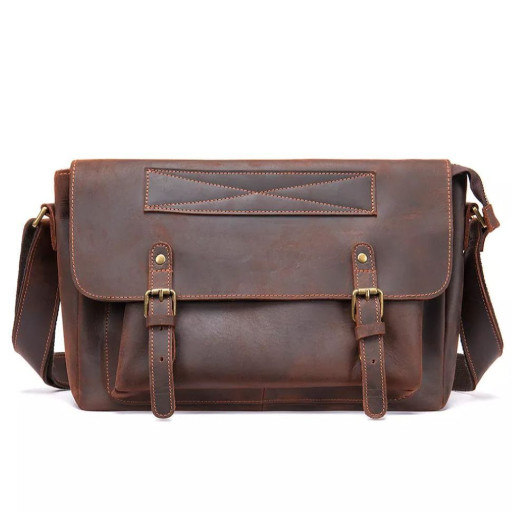 Чоловічі шкіряні сумки через плече Bexhill bx6033