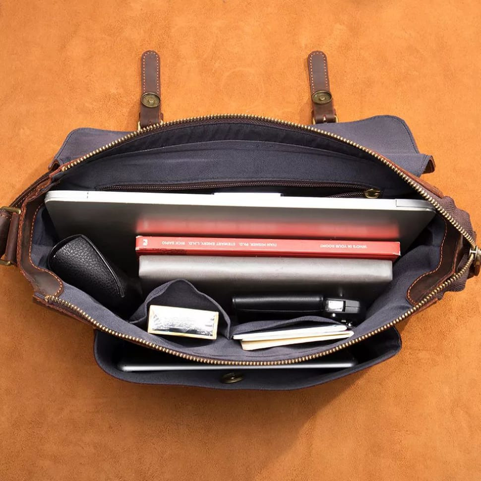 Чоловічі шкіряні сумки через плече Bexhill bx6033