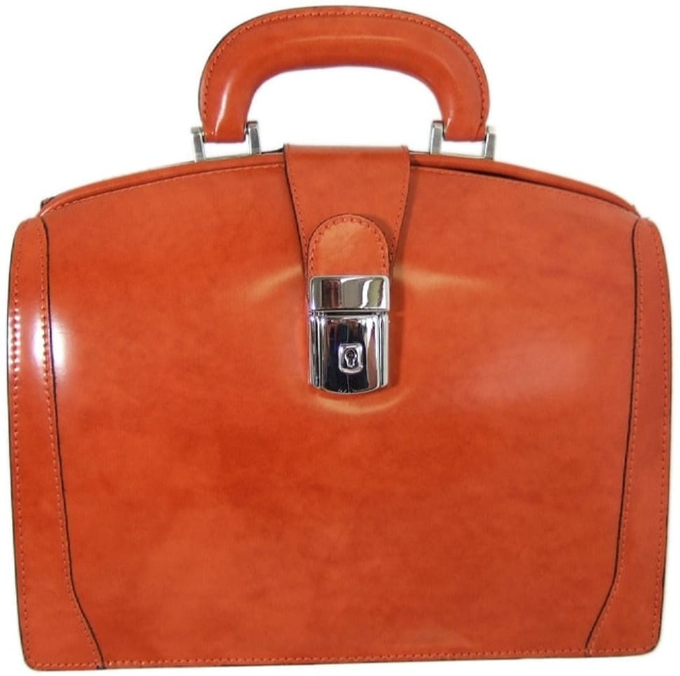 Pratesi RAR120/29T - Miss Brunelleschi R120/29T Bag in cow leather Radica Orange