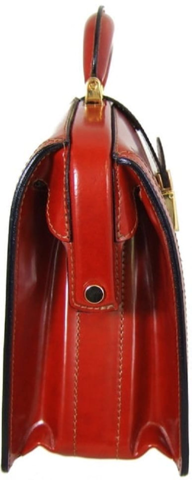 Pratesi RAR120/29T - Miss Brunelleschi R120/29T Bag in cow leather Radica Orange