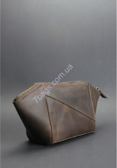 Women's cosmetic bag walnut BN-CB-2-o, BlankNote
