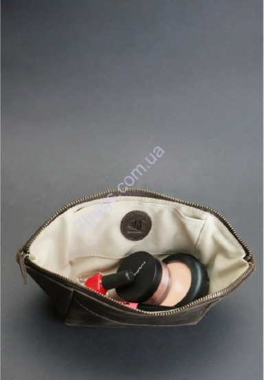 Women's cosmetic bag walnut BN-CB-2-o, BlankNote
