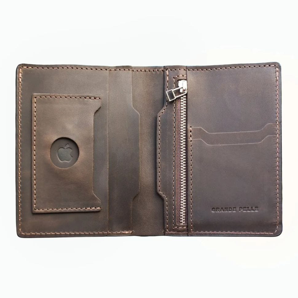 Портмоне чоловіче шкіряне з AirTag Grande Pelle 518120