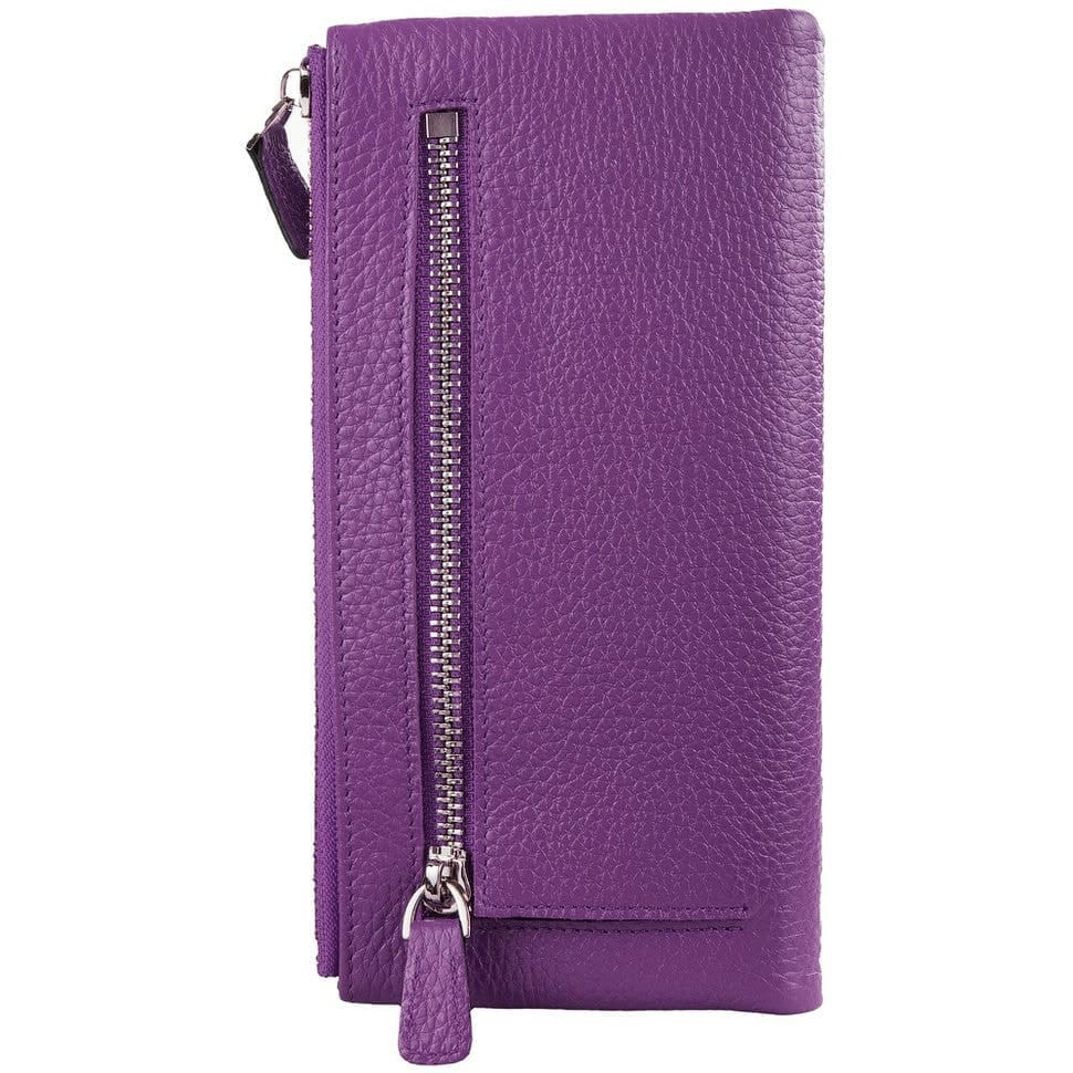 Гаманець жіночий шкіряний Desisan 754-413 фіолетовий флотар