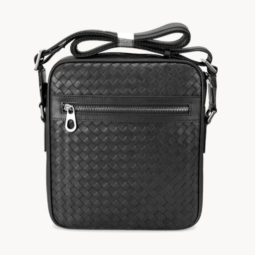 Сумка через плече плетена шкіряна Tiding 1145