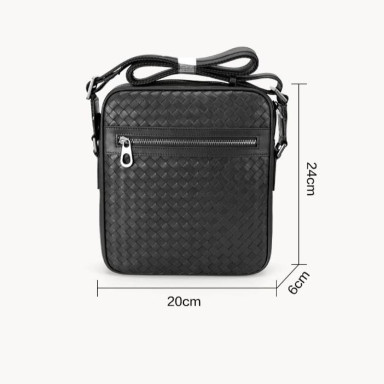 Shoulder bag woven leather Tiding 1145