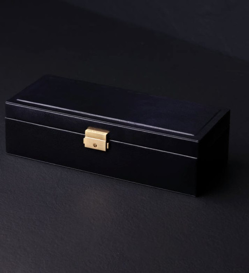 Жіночий шкіряний футляр для годинника-органайзер для годинника - Herzog - Синій колір - Time Resistance 5235601W