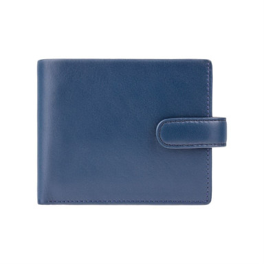 Men's wallet Visconti PM102 Leonardo with RFID (Blue Mustard)