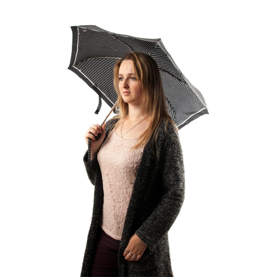 Міні парасолька жіноча Fulton Tiny-2 Assorted Prints L501 Classic Stripe (Полоски)