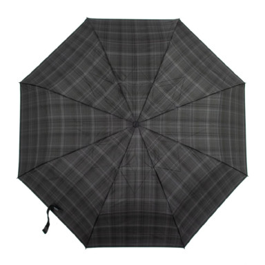 Зонт мужской Fulton G868 Hackney-2 Charcoal Check (Темно-серая клетка)