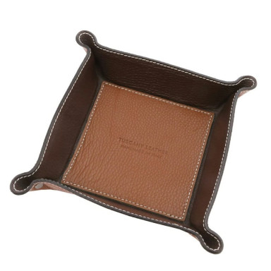 Leather valet tray Tuscany TL142159
