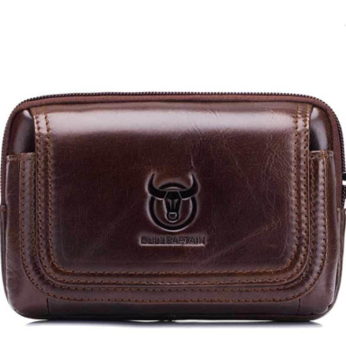 Напоясная сумка Т1347 Bull для смартфона, из натуральной кожи